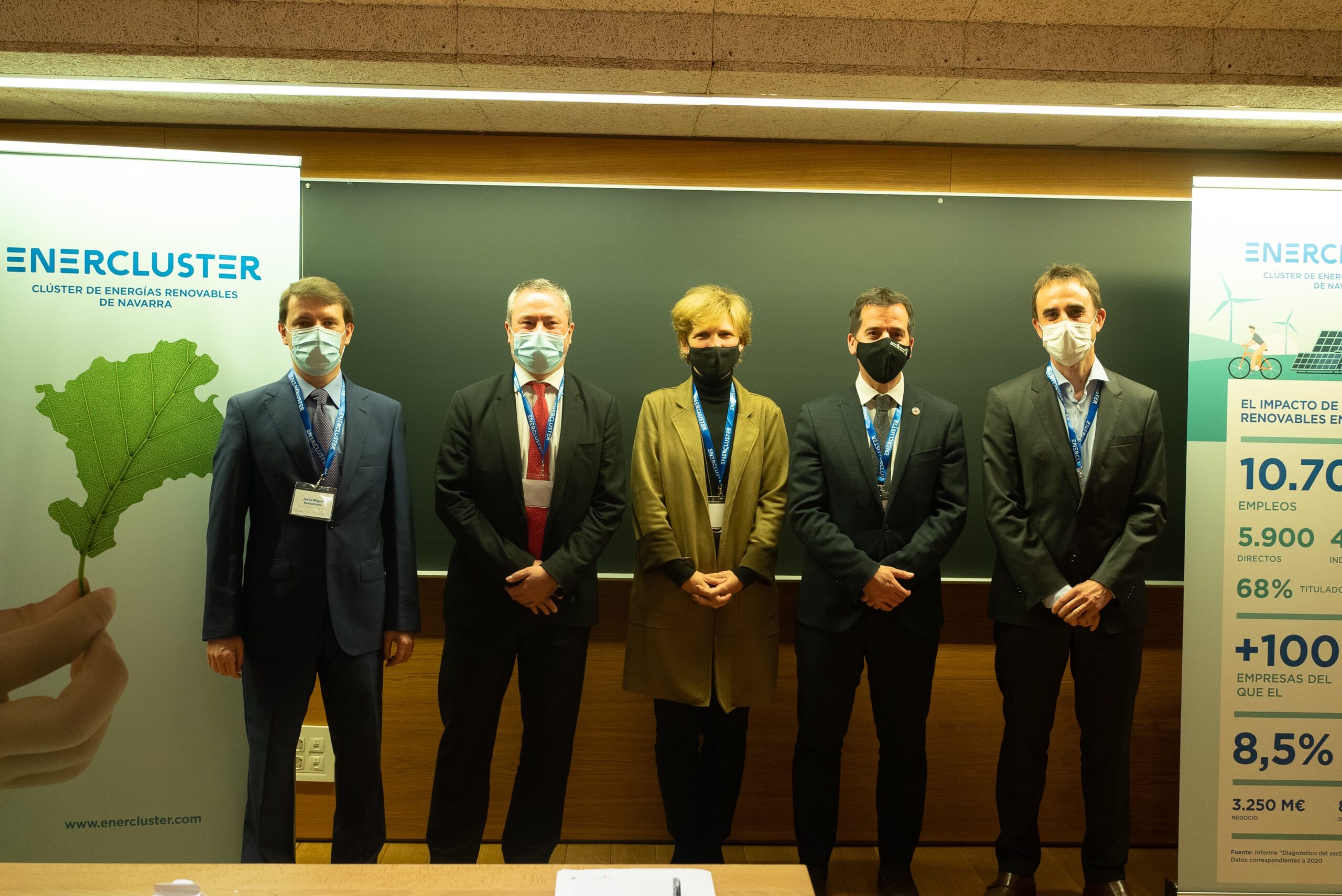 Enercluster presenta por primera vez datos globales del sector de las renovables y su impacto sobre la actividad económica y el empleo en Navarra