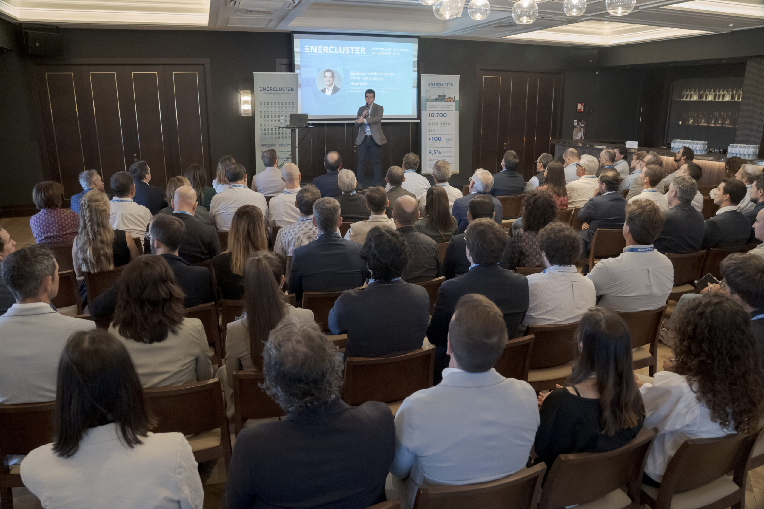 ENERCLUSTER reúne a empresas asociadas e instituciones en su cóctel-networking anual