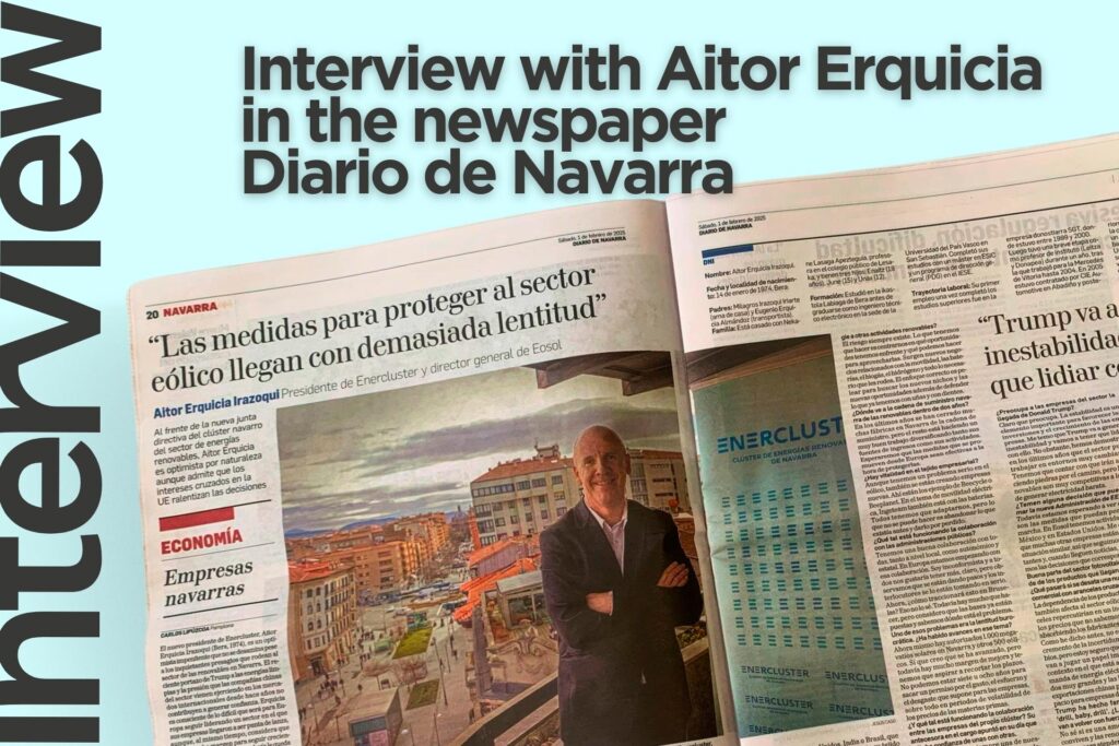 Interview with Aitor Erquicia in the newspaper Diario de Navarra