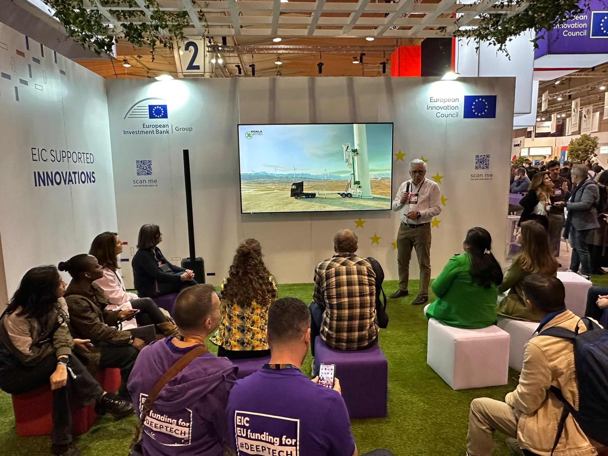 Koala Lifter, special guest at the Lisbon Web Summit by the European Commission